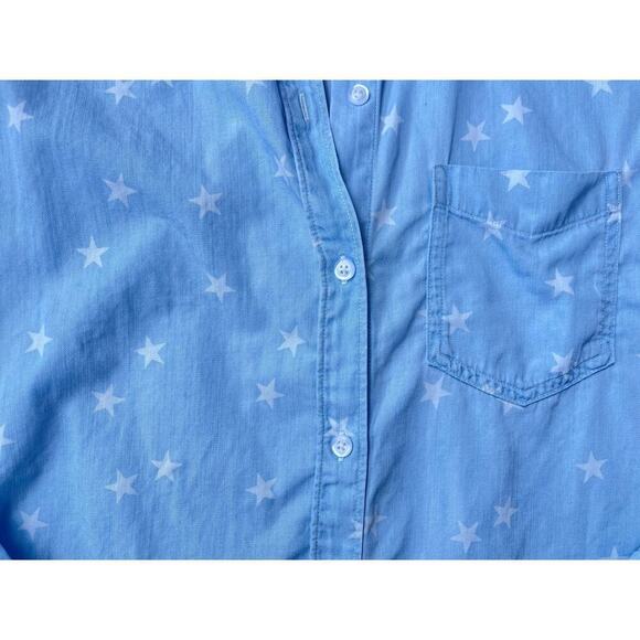 Rails Ingrid Button Down Shirt Top Light Vintage Stars – Size Small – Sold Out - Picture 12 of 16